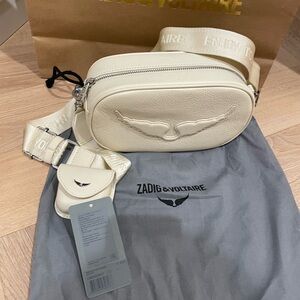 NWT Zadig & Voltaire Cream Crossbody Bag
Extremely RARE and SOLD OUT